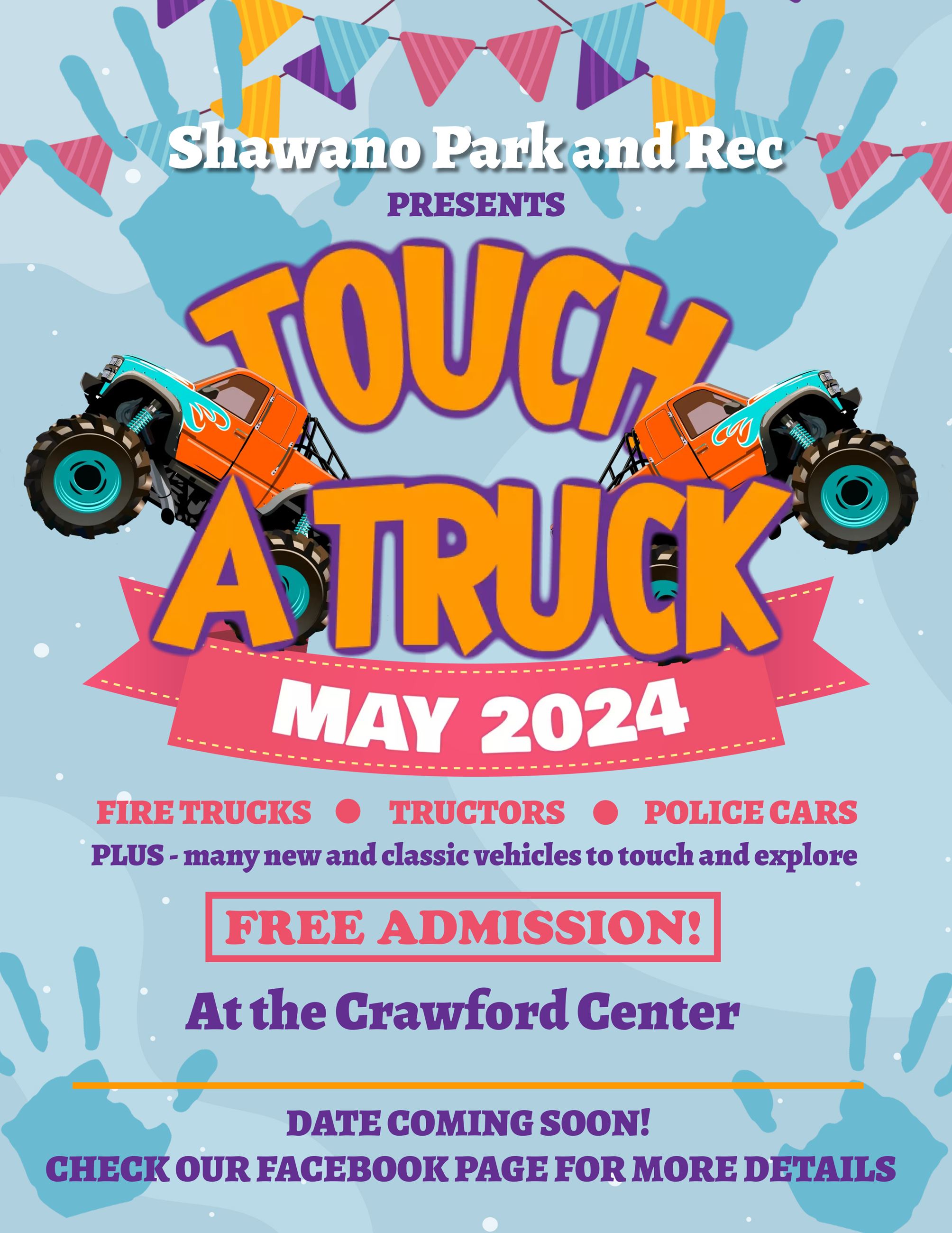 Touch A Truck Poster for Community Ed (needs updates)